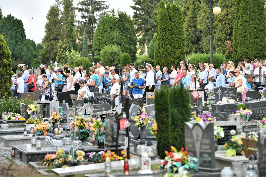 Pogrzeb 10-letniej zamordowanej Kristiny. fot. PAP/Maciej Kulczyński