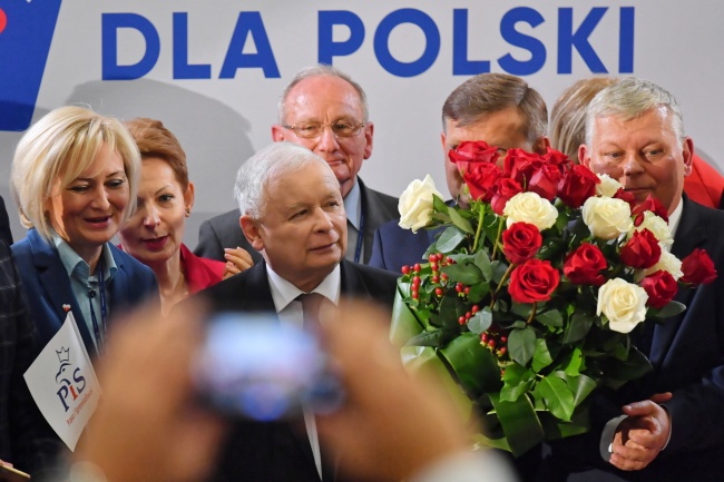 Jarosław Kaczyński chce województwa warszawskiego. Fot. PAP/Piotr Polak