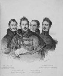 Karol Paszkiewicz, Aleksander Świętosławski Walery Krasnowski i Wincenty Kobylański