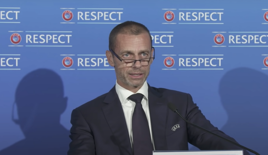 Szef UEFA Alexander Cefrin. Fot. YouTube/UEFA