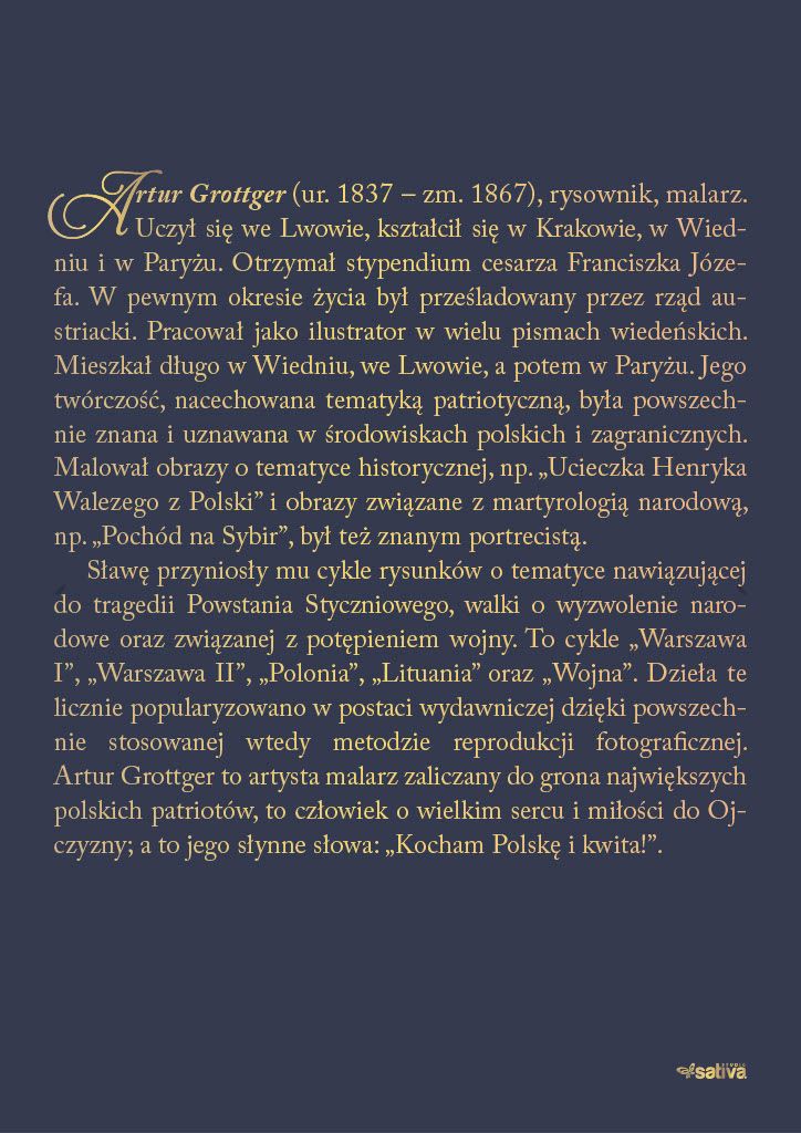 "Artur Grottger. Dramat i idea Niepodległości"; wystawa z mat. z domeny publicznej: polona.pl