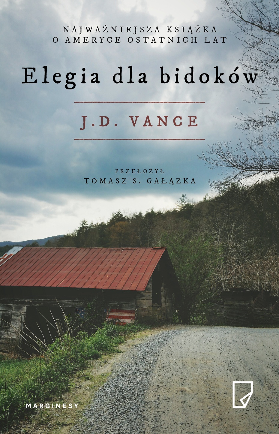 J.D.Vance, Elegia dla bidoków, Wydawnictwo Marginesy 2018