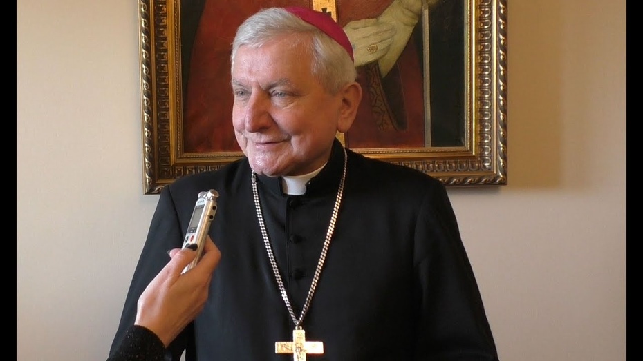 Biskup Edward Janiak. fot. Youtube