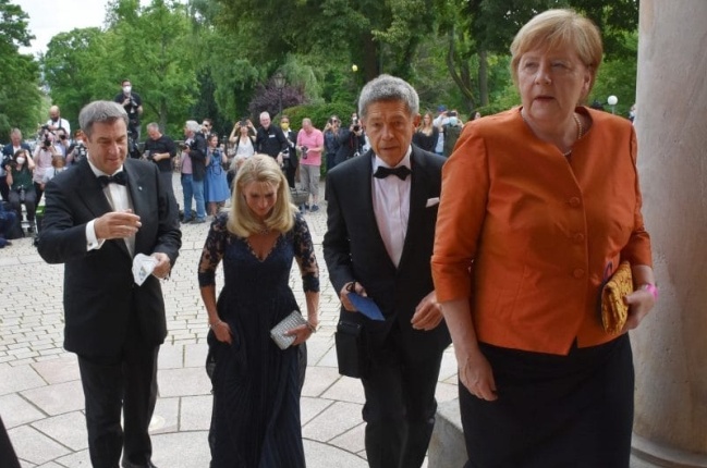 Angela Merkel na festiwalu wagnerowskim, fot. Bayreuth.de