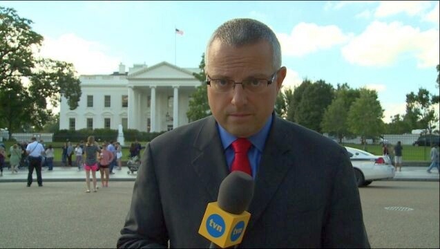 Reporter TVN Marcin Wrona, fot. TVN24