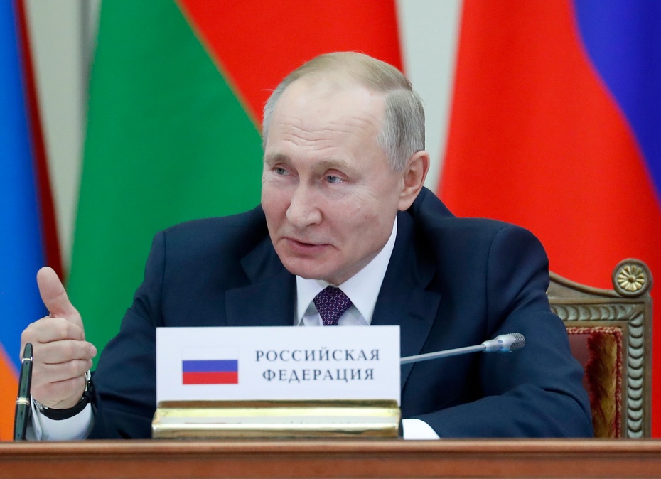 Władimir Putin fałszuje prawdę historyczną - wskazuje IPN. Fot. PAP/EPA