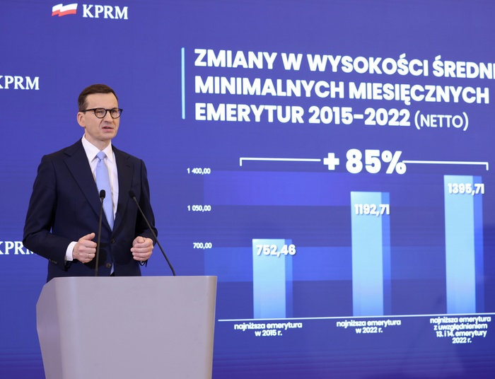 Morawiecki zapowiada podwyżki emerytur. "W skali bezprecedensowej"