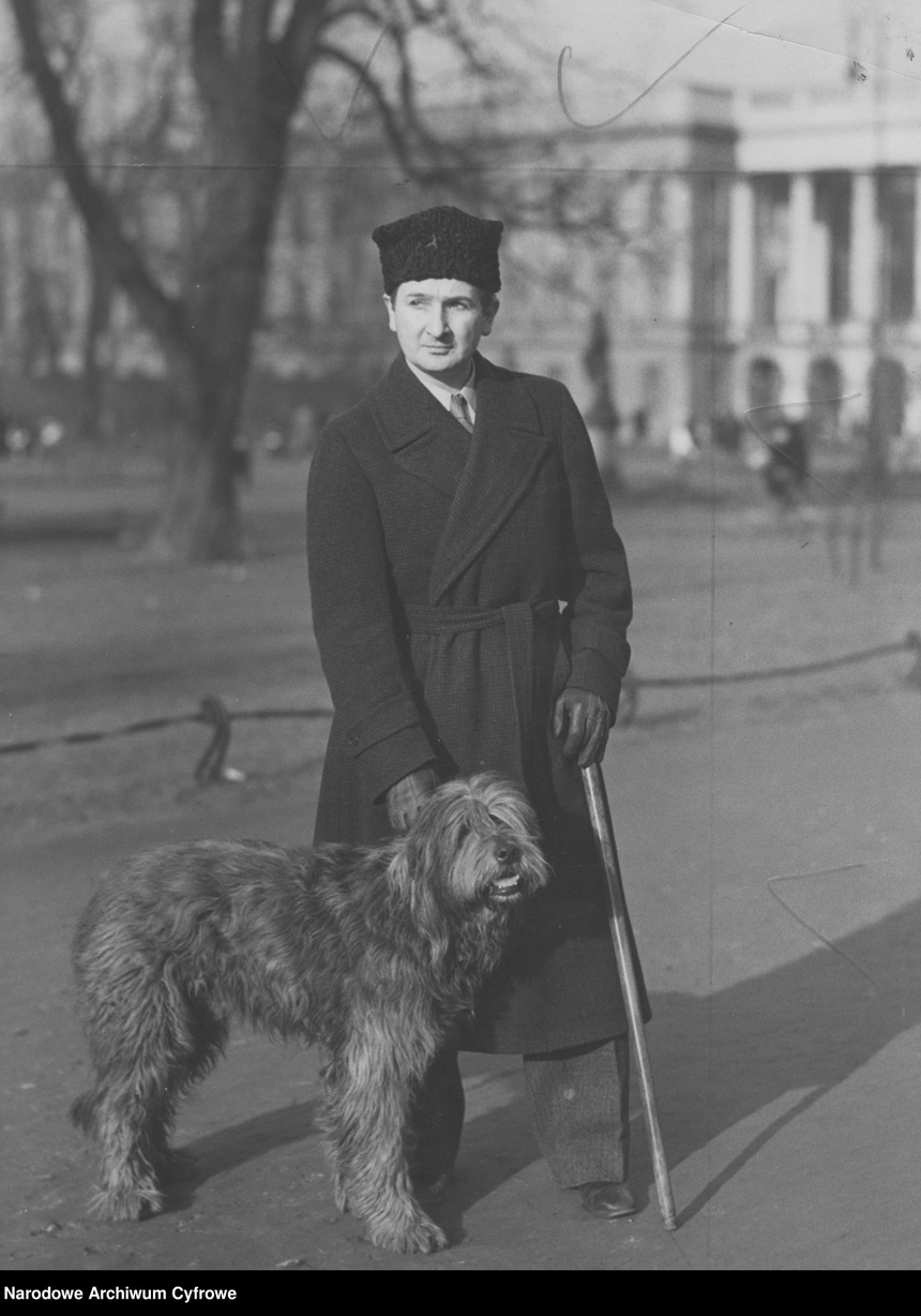 W latach 20., z psem