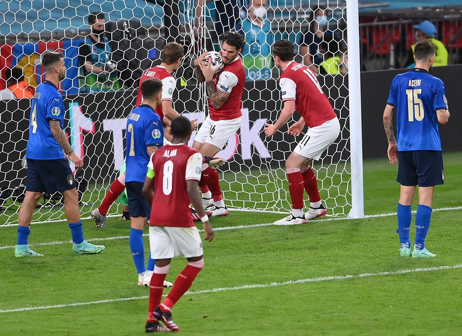 Austria była bliska dokonania sensacji na Euro 2020. Fot. PAP/EPA