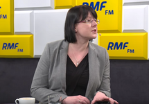 Kaja Godek prezentowała poglądy w RMF FM.