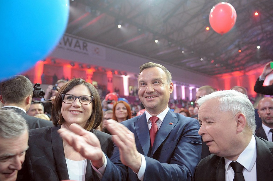 Prezydent Andrzej Duda i prezes PiS Jarosław Kaczyński w 2015 roku. Fot. Flickr