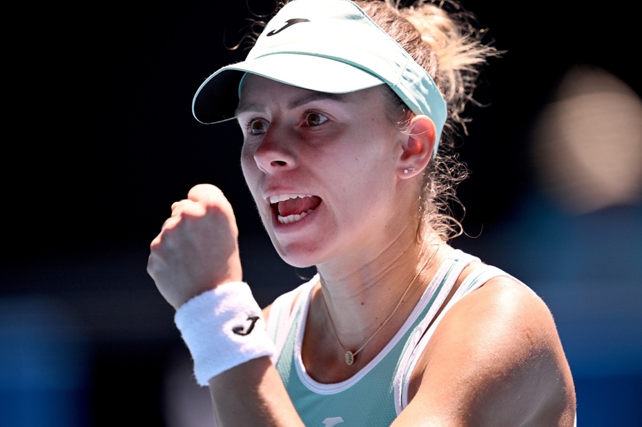 Magda Linette awansowała do ćwierćfinału wielkoszlemowego turnieju Australian Open w Melbourne. Fot. PAP/EPA/JAMES ROSS