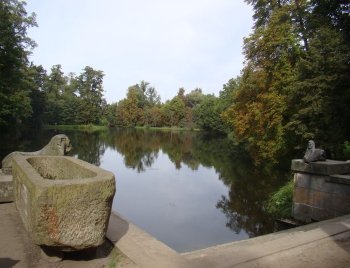 Romantyczny park w Arkadii k. Nieborowa