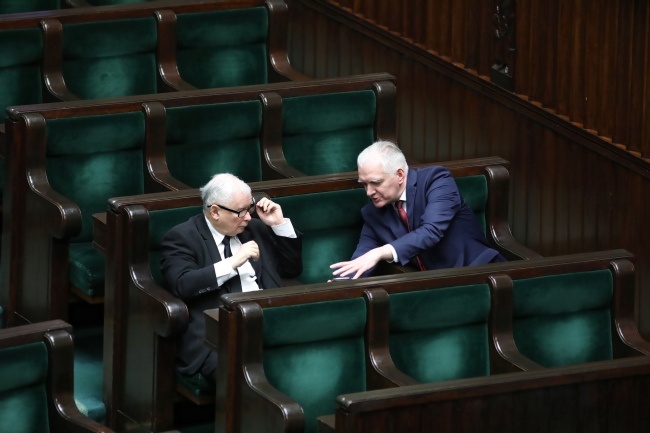 Wybory prezydenckie przesunięte. Jarosław Gowin dogadał się z Jarosławem Kaczyńskim, fot. PAP/Leszek Szymański
