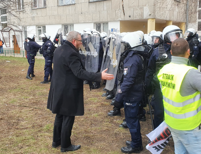 Protest rolników w Warszawie. Kołodziejczak: To prowokacja