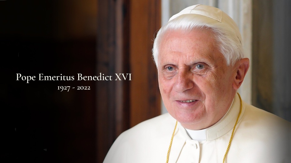 Benedykt XVI zmarł w wieku 95 lat. Fot. Vatican News/Twitter