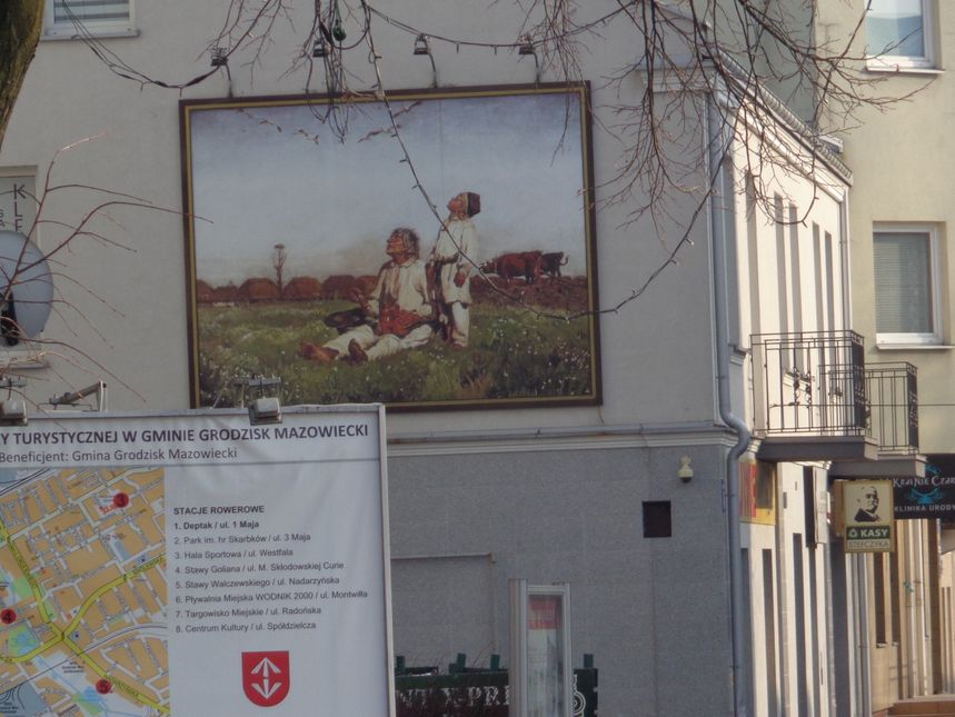 W okolicy żyją Chełmońskim - galeria uliczna w Grodzisku Mazowieckim