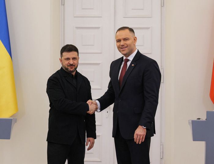 Kłotnia o "dziękuję" Zełenskiego