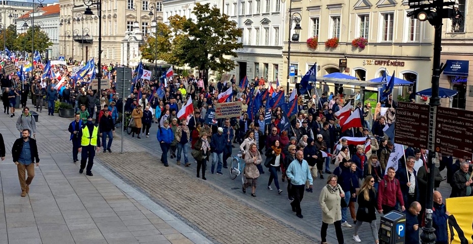 Marsz Konfederacji. fot. Twitter/Tomasz Sommer