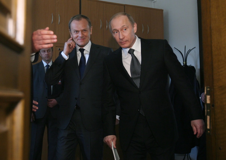 Donald Tusk i Władimir Putin w czasach "resetu". Fot. PAP/Radek Pietruszka