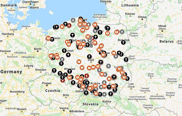 Mapa kościelnej pedofilii