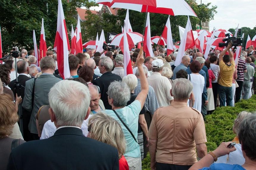Na uroczystość przybyło kilkuset mieszkańców Poznania