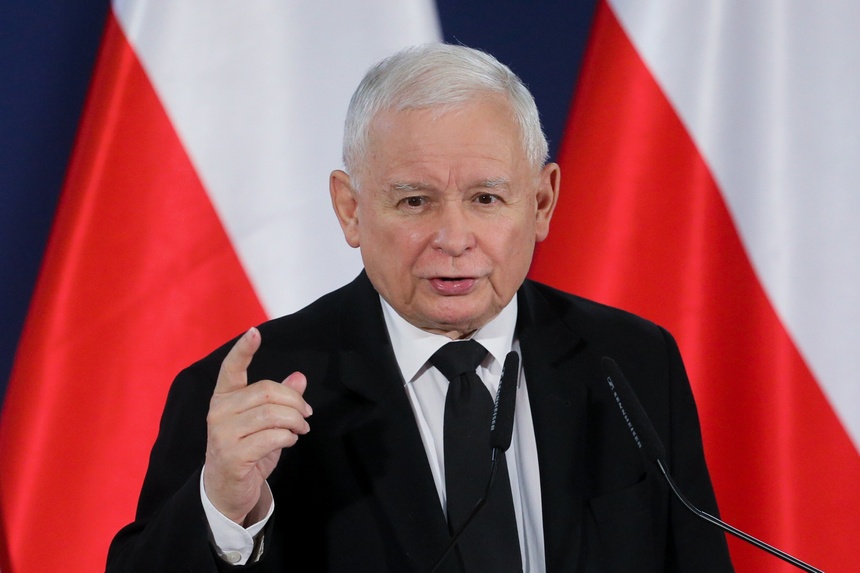 Jarosław Kaczyński, Fot. PAP/Paweł Supernak