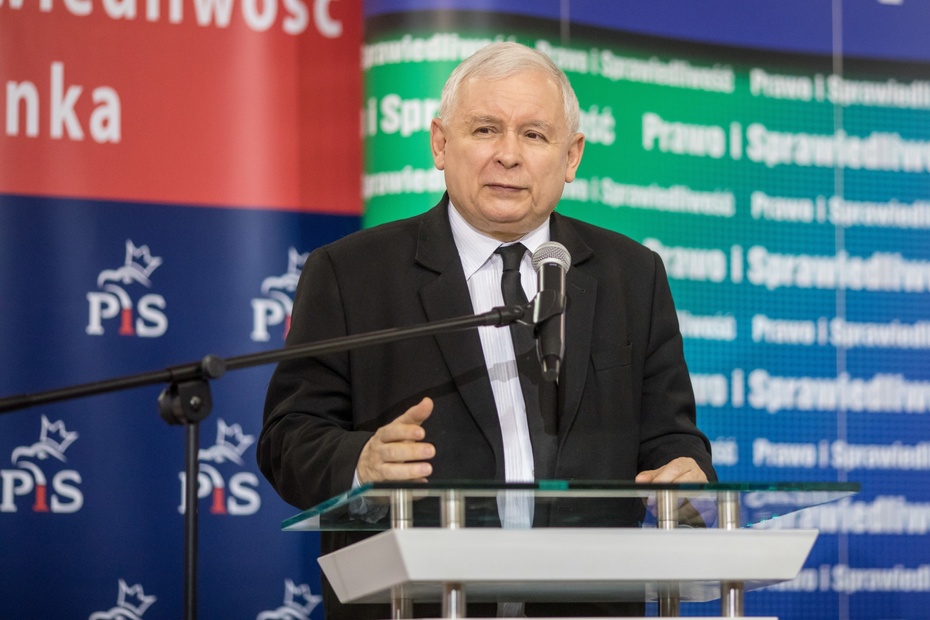 Jarosław Kaczyński. Fot. PAP/Paweł Jaskółka
