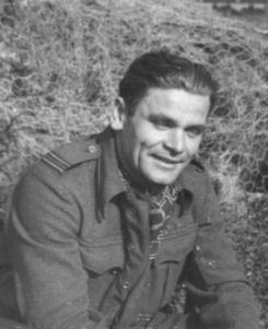 F/Lt Józef Gil dowodził 306 dywizjonem myśliwskim w locie 31.12.1942 roku.