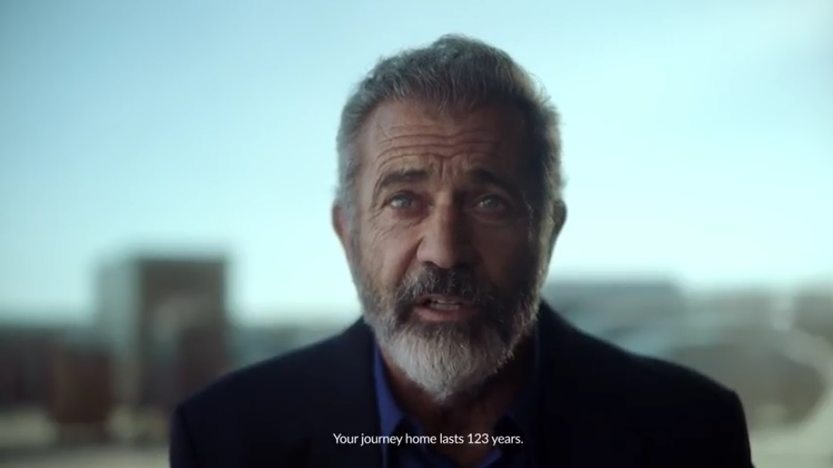 Mel Gibson w filmie Polskiej Fundacji Narodowej.fot. YouTube / Polska Fundacja Narodowa