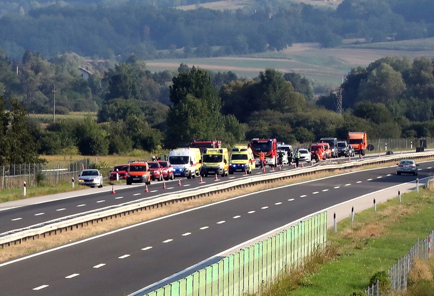 Zmarł drugi kierowca polskiego autokaru, który rozbił się na Chorwacji. Fot. PAP/EPA/IVAN AGNEZOVIC