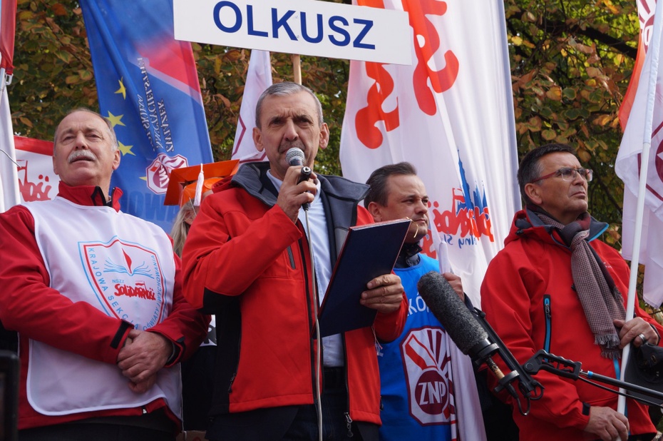 Sławomir Broniarz zapowiada wielkie protesty nauczycieli. Fot. Twitter/Sławomir Broniarz