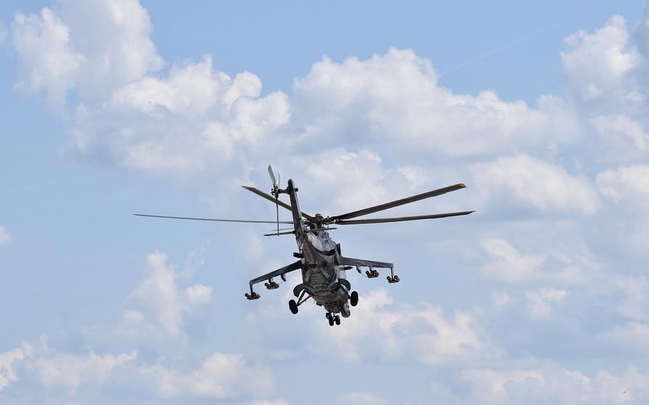 Śmigłowiec Mi-24  Fot.  Pixabay