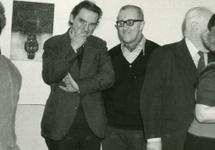 A.Kurzawski & B.Kurka, wystawa grafiki Jerzego
Rybarczyka, 1973, fot.
Teresa Fitzner, Archiwum Galerii Miejskiej Arsenał (fragm)