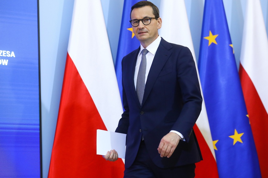 16 września premier Morawiecki uda się do Wilna. fot. PAP/Rafał Guz