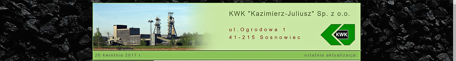 Główka strony KWK Kazimierz-Juliusz