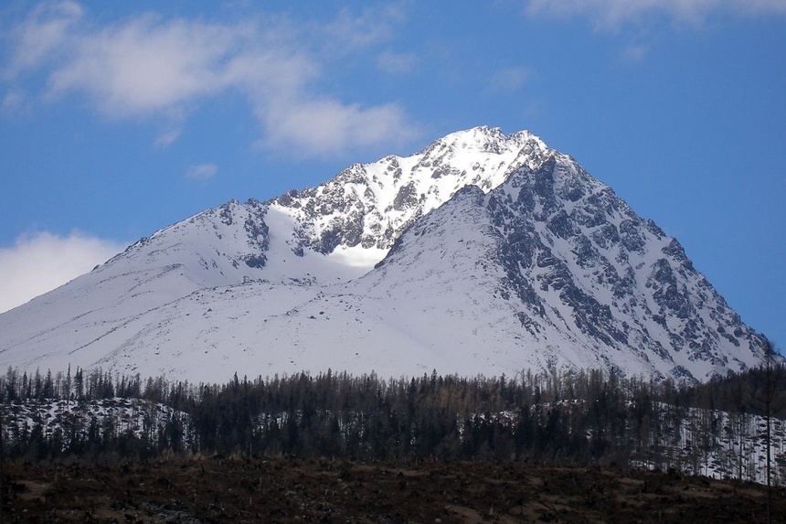 Gerlach, najwyższy szczyt Tatr. Fot. Wikipedia