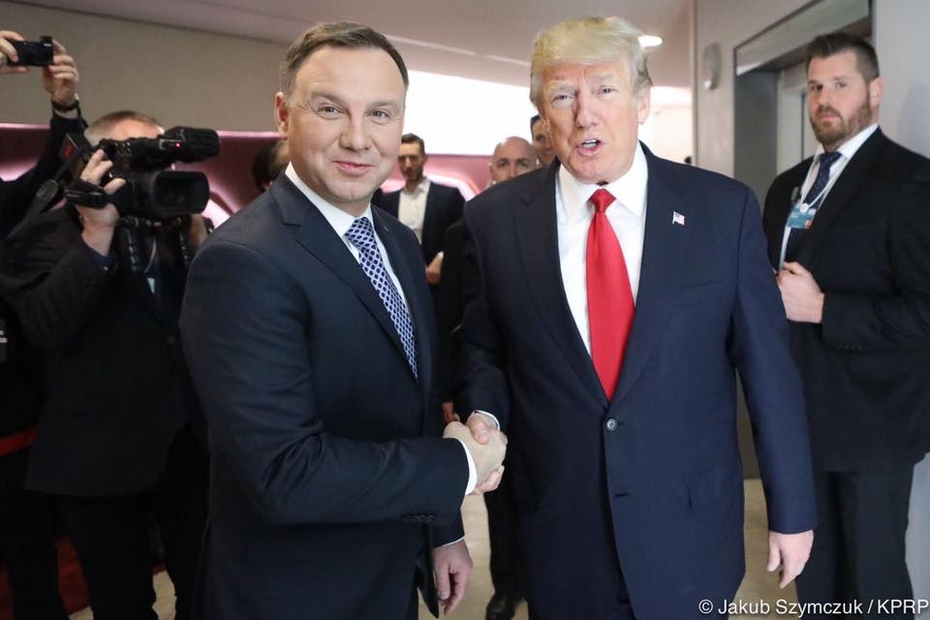 Spotkanie Prezydentów Andrzeja Dudy i Donalda Trumpa.  fot. Facebook/Jakub Szymczuk - Siła Obrazu