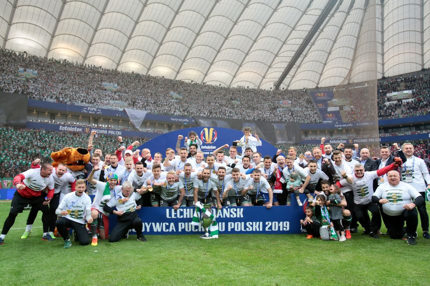 Lechia Gdańsk zdobyła Puchar Polski. fot.PAP/Leszek Szymański