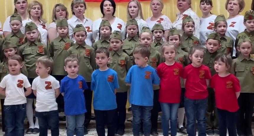 Nagranie z rosyjskiego przedszkola obiegło sieć. Fot. YouTube