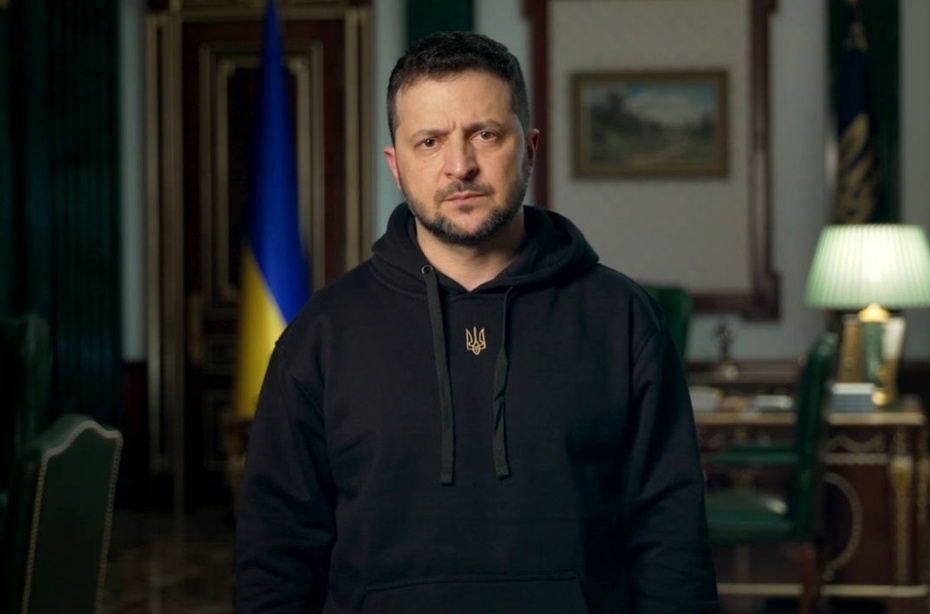 Wołodymyr Zełenski, prezydent Ukrainy.
