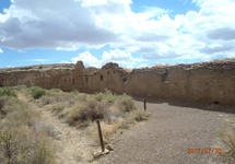 tyla ściana jednego z budynków Chaco, ZbZ