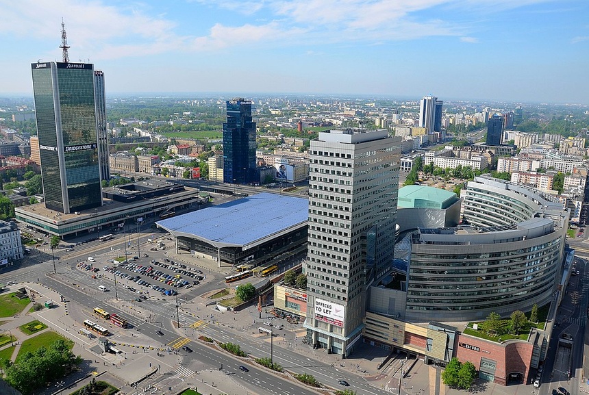 Centrum Warszawy. fot. Adrian Grycuk, CC BY-SA 3.0 pl