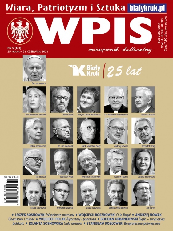 WPIS", - Wiara, Patriotyzm i Sztuka - miesięcznik nr 5/2021