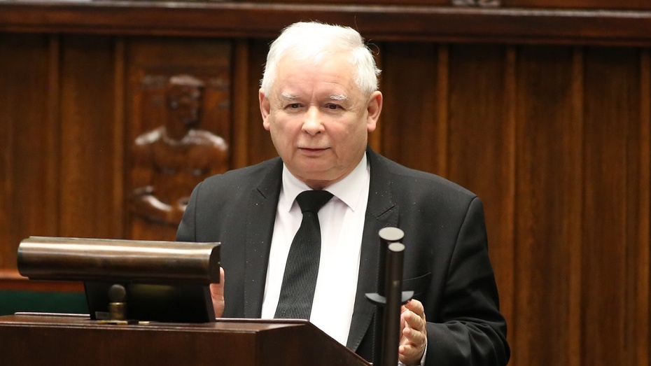 Jarosław Kaczyński ma powody do niezadowolenia z ostatnich wyników poparcia dla PiS. Fot. Flickr
