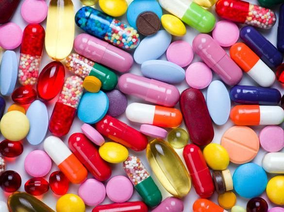 kolorowe tabletki