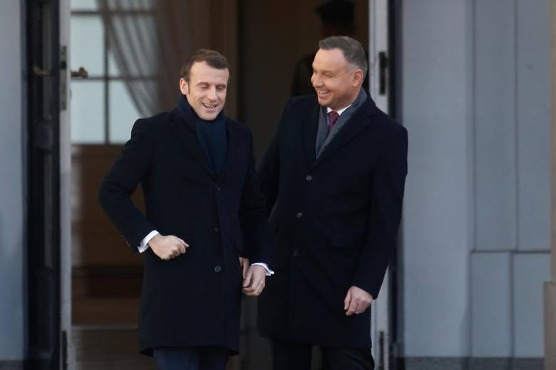 Emmanuel Macron z wizytą w Polsce