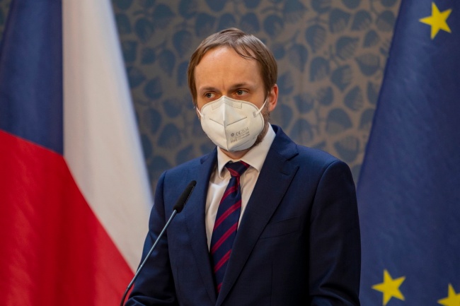 Minister spraw zagranicznych Jakub Kulhanek. Fot. PAP/EPA/MARTIN DIVISEK