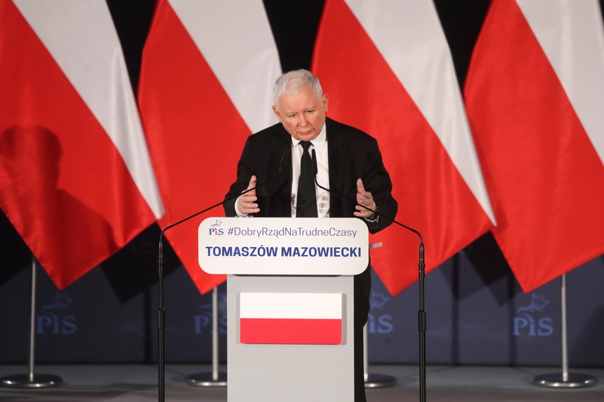 Jarosław Kaczyński zapowiada nowe programy społeczne Fot. PAP/Roman Zawistowski