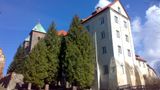 najwyższe okno w kompleksie klasztornym - stąd piękny widok na Wisłę